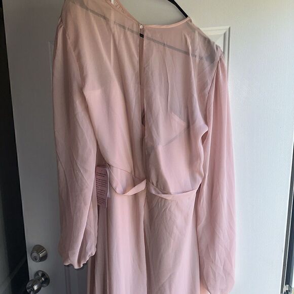 NWT Dessy Collection Sz 16-R Toasted Sugar Long Sleeve Evening Gown. $265.00 - Picture 7 of 10